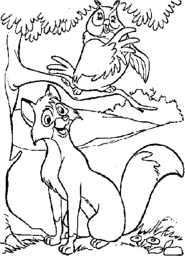 Coloriage Rox Et Rouky Rox Et Rouky 8 S D Animation – Coloriages   Imprimer