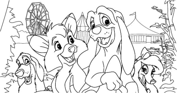 Coloriage Rox Et Rouky Rox Et Rouky 9 S D Animation – Coloriages   Imprimer