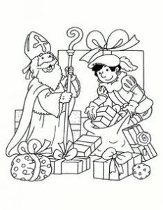 Coloriage Saint Nicolas à Imprimer Gratuit Des Cartes De Saint Nicolas Pour Les Copains Arts