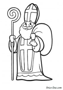 Coloriage Saint Nicolas à Imprimer Gratuit Dessus Coloriage Gratuit Saint Nicolas