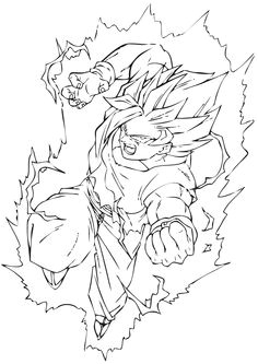 Coloriage Sangoku Super Sayen 5 Imagenes Y Doujinshi De Parejas Dbzsð