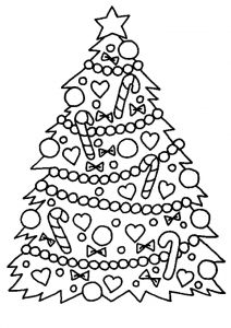 Coloriage Sapin De Noel à Imprimer Gratuit Sapin De Noel Dessin Moderne