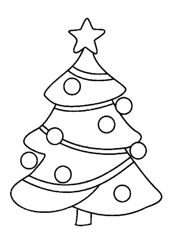 Coloriage Sapin De Noel Maternelle Coloriage Sapin De Noel Simple