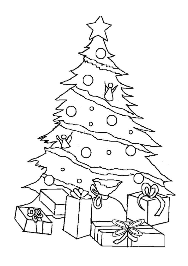 Coloriage Sapin De Noel Maternelle Dessin Sapin De Noel Facile