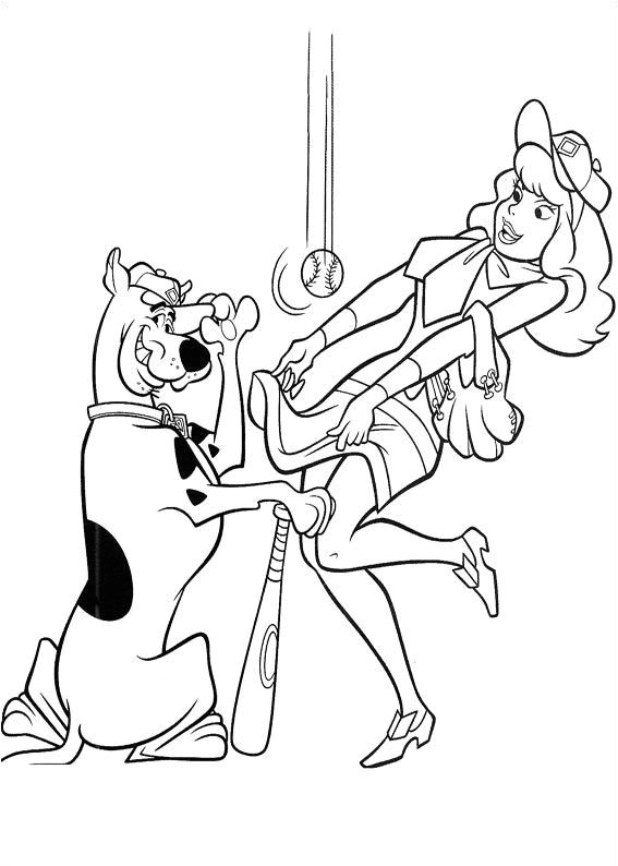 Coloriage Scoobidoo Coloriage Dessins Dessins   Imprimer Et La Couleur En Ligne Scooby