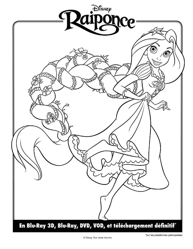 Coloriage Seigneur Des Anneaux à Imprimer Coloriage Raiponce Imprimer Gratuitement