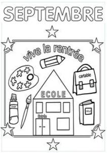 Coloriage Septembre Maternelle 30 Puzzles Sur Les Mots De La Rentrée Scolaire Activité De Casses