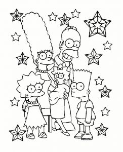 Coloriage Simpson à Imprimer Gratuit Dessin A Imprimer Simpson Lisa L Meublerc