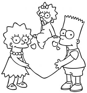 Coloriage Simpson à Imprimer Gratuit Simpson Coloriage