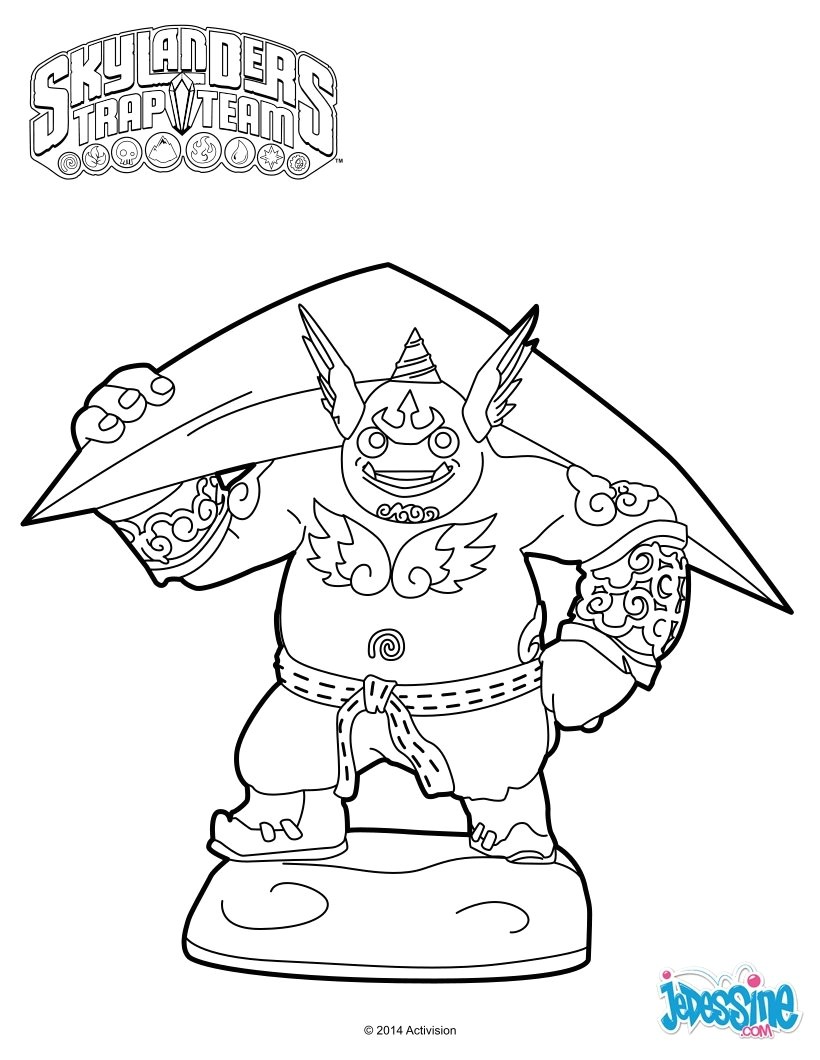 Coloriage Skylanders Imaginators Coloriages Gusto Fr Hellokids