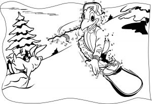 Coloriage Snowboard Snowboard Planche Neige 35 Transport – Coloriages Imprimer