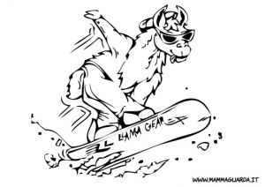 Coloriage Snowboard Snowboard Planche Neige 39 Transport – Coloriages Imprimer