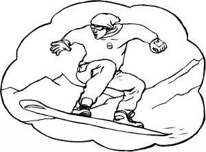Coloriage Snowboard Snowboard Planche Neige 45 Transport – Coloriages Imprimer