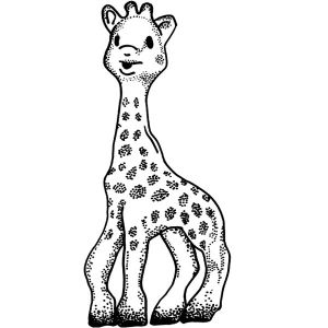 Coloriage sophie La Girafe sophie La Girafe Pour Bébé