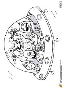 Coloriage soucoupe Volante Coloriage En soucoupe Volante Sur Hugolescargot
