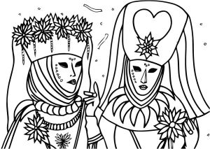 Coloriage soy Luna à Imprimer Coloriage Carnaval De Venise Dessins Colorier Imagixs Picture