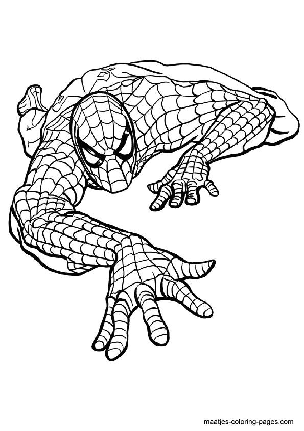 Coloriage Spiderman à Imprimer A4 20 Best Coloriages Spiderman Images On Pinterest