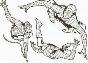 Coloriage Spiderman à Imprimer A4 Coloriage Spiderman   Imprimer
