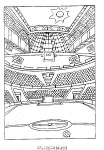 Coloriage Stade De Foot Coloriage Adulte Foot