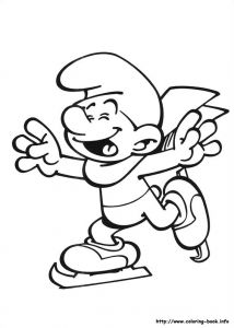 Coloriage Stroumph Smurf Coloring Pages Christmas Free Coloring Pinterest