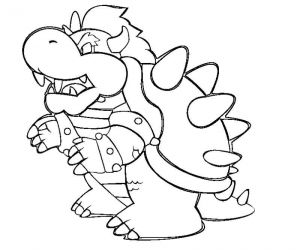 Coloriage Super Smash Bros Brawl Bowser Jr Coloring Pages