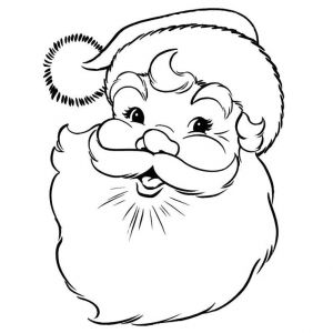 Coloriage Tete De Pere Noel Coloriage De Noel Sur ordinateur Noel Pinterest