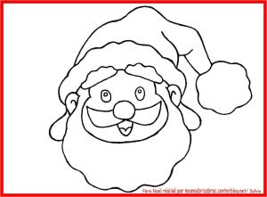 Coloriage Tete De Pere Noel Dessin Dessin De Pere Noel A Colorier Et Imprimer L Meublerc