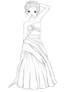 Coloriage top Model à Habiller Unique Coloriage De top Model A Habiller A Imprimer