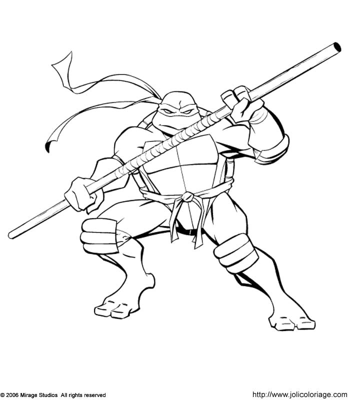 Coloriage tortue Ninja Leonardo Coloriage De tortue Imprimer Creatures De La Mer La tortue