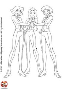 Coloriage totally Spies à Imprimer totally Spies Coloring Pages Anime Pinterest