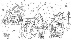 Coloriage tous En Scene Coloriage Noel 112 Dessins Imprimer Et Colorier Page 8