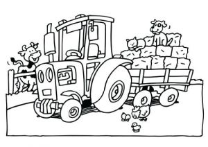 Coloriage Tracteur Et Remorque Coloriage De Tracteur A Imprimer Coloriage Tracteur A Imprimer