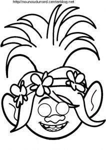 Coloriage Trolls à Imprimer 221 Best Carnaval Mardi Gras Activités Manuelles Coloriage Masques