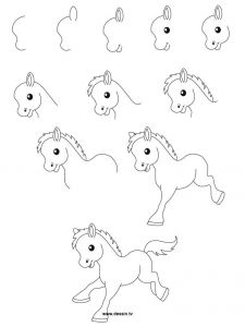 Coloriage Trop Beau Easy Drawing Steps