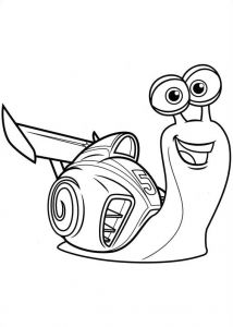 Coloriage Turbo L Escargot à Imprimer 14 Best Coloring Pages Turbo Images On Pinterest