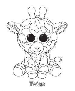 Coloriage Ty Ty Art Gallery Beanie Boos Pinterest