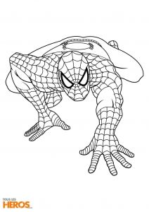 Coloriage Vaisseau Spatial à Imprimer Dessus Coloriage De Spiderman Gratuit
