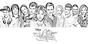 Coloriage Violetta Disney A Imprimer Coloring tous Personnages Violetta 2 0271 014 Pixels