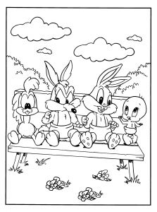 Coloriage Visage Enfant Looney Tunes Coloriages Colorier Ideas Cumple Santi