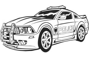 Coloriage Voiture De Police à Imprimer Coloriage V©hicules Imprimer