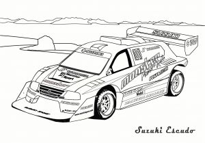Coloriage Voiture Fast and Furious Dessin A Colorier Auto De Course L Meublerc