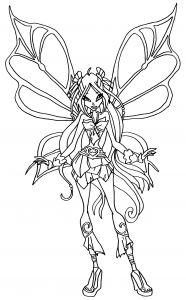 Coloriage Wings à Imprimer Coloriage Wings Imprimer Gratuit