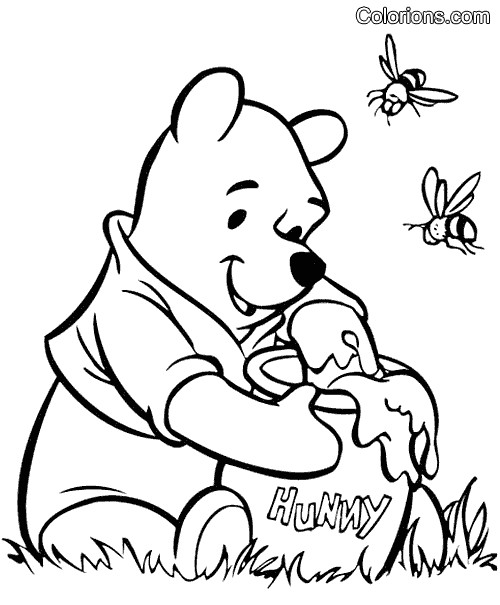 Coloriage Winnie L Ourson à Imprimer Gratuit Großartig Colorieage Winnie Carte Postale Zeitgenössisch Ideen