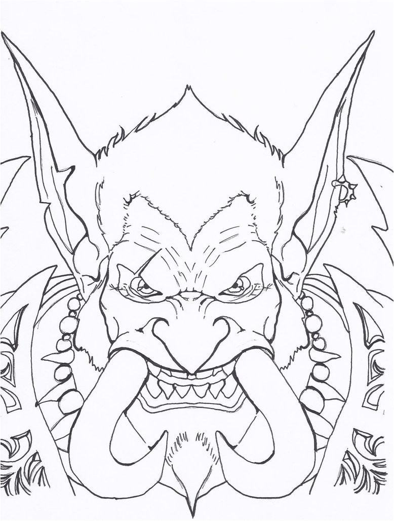Coloriage World Of Warcraft Troll From World Warcraft Final by Marcdu71 On Deviantart