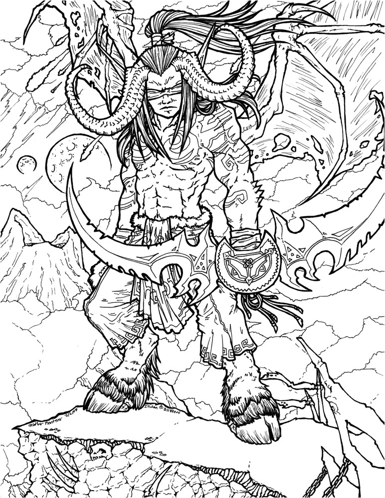 Coloriage World Of Warcraft World Of Warcraft Coloring Pages World Of Warcraft Coloring Book