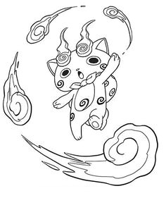 Coloriage Yokai Watch à Imprimer Coloriages   Imprimer Des Personnages Fascinants De Yo Kai Watch
