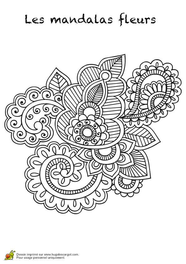 Coloriages à Imprimer Hugo L Escargot Coloriage Mandala Fleur Hugo L Escargot