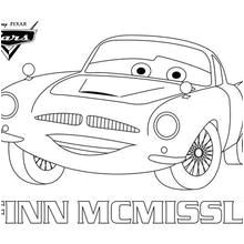 Coloriages Cars Gratuits Coloriage Cars 2 Finn Mc Missile Rajz