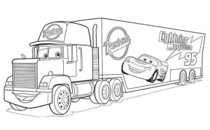 Coloriages Cars Gratuits Coloriage Cars Mack Activité Enfant Idée Déco Pinterest