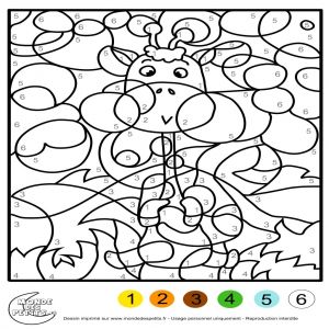 Coloriages Codés Gs Inspiration Coloriage Codé Petite Section